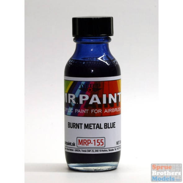 MRP155 MRP/Mr Paint - Burnt Metal Blue 30ml (for Airbrush only)