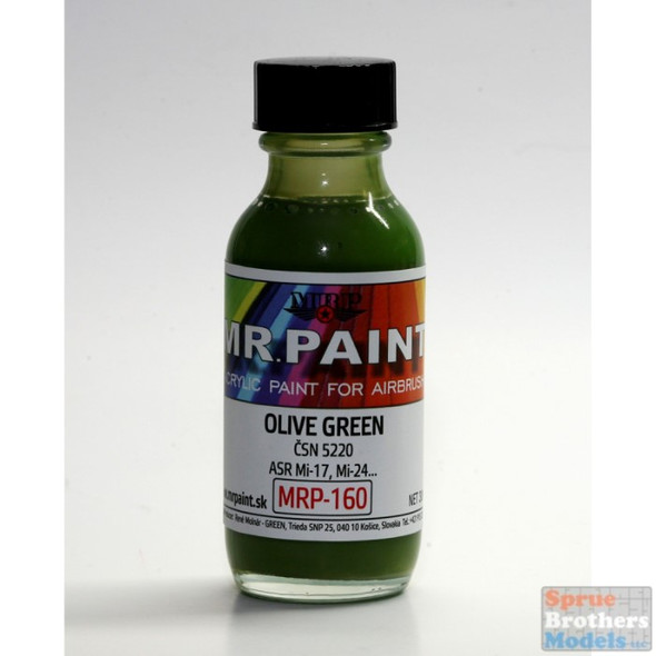 MRP160 MRP/Mr Paint - Olive Green - CSN 5220 30ml (for Airbrush only)