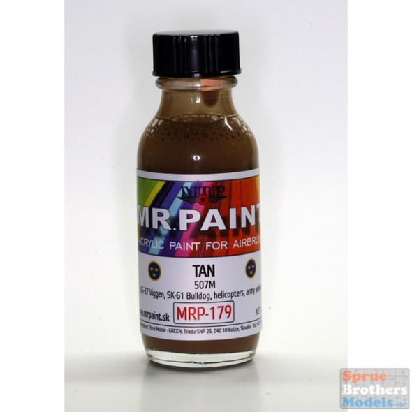 MRP179 MRP/Mr Paint - Tan 507M - Modern Swedish AF 30ml  (for Airbrush only)