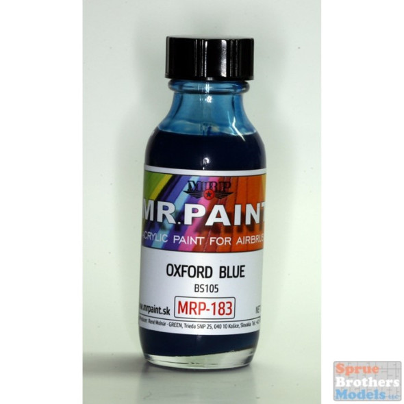 MRP183 MRP/Mr Paint - Oxford Blue BS105 30ml  (for Airbrush only)