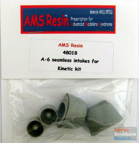 AMS48018 1:48 AMS Resin A-6 Intruder Seamless Intake (KIN kit) #48018