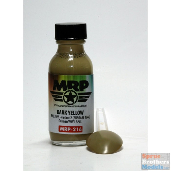 MRP216 MRP/Mr Paint - Dark Yellow RAL 7028 (variant 2 - AUSGABE 1944) 30ml (for Airbrush only)