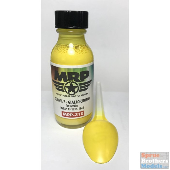 MRP310 MRP/Mr Paint - Colore 7 - Giallo Cromo (for interior) - 1941 (Italian AF 1916-43) 30ml (for Airbrush only)