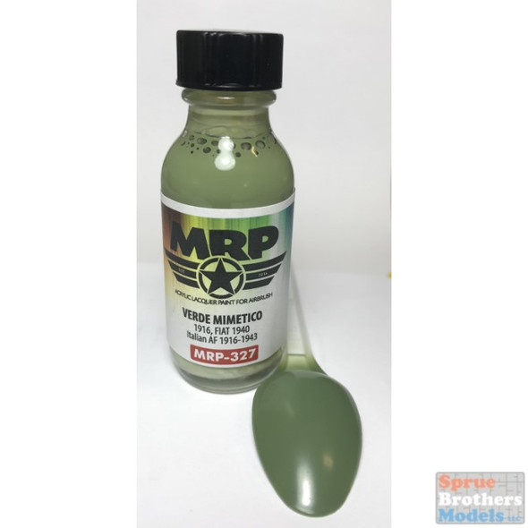 MRP327 MRP/Mr Paint - Verde Mimerico - 1916, 1936, FIAT 1940 (Italian AF 1916-43) 30ml (for Airbrush only)