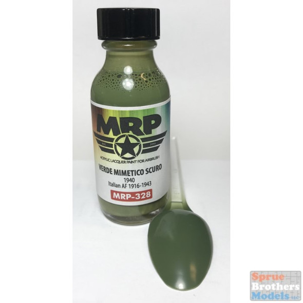 MRP328 MRP/Mr Paint - Verde Mimerico Scuro - 1940 (Italian AF 1916-43) 30ml (for Airbrush only)