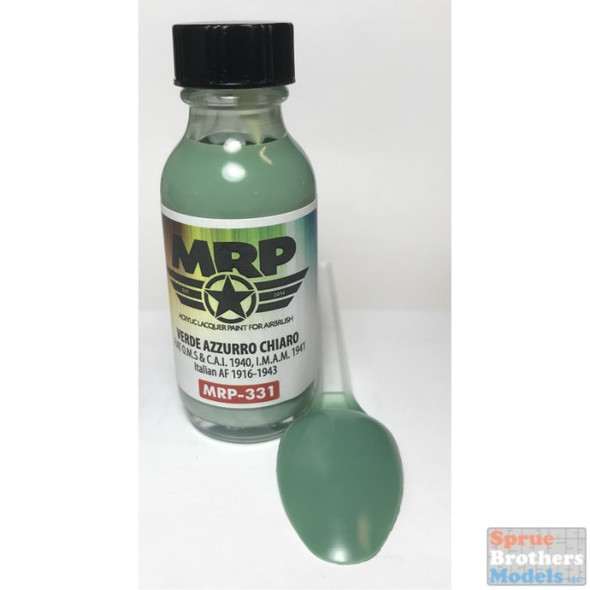 MRP331 MRP/Mr Paint - Verde Azzurro Chiaro - FIAT O.M.S. & C.A.I. 1940, I.M.A.M. 1941 (Italian AF 1916-43) 30ml (for Airbrush only)