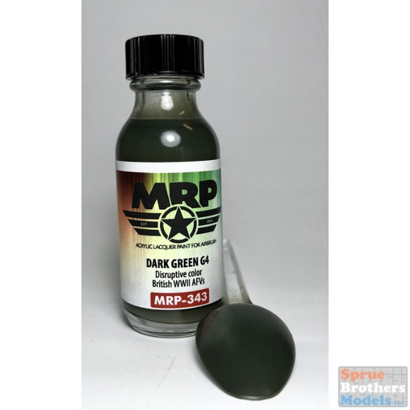 MRP343 MRP/Mr Paint - Dark Green G4 (British WW2 AFV) 30ml (for Airbrush only)