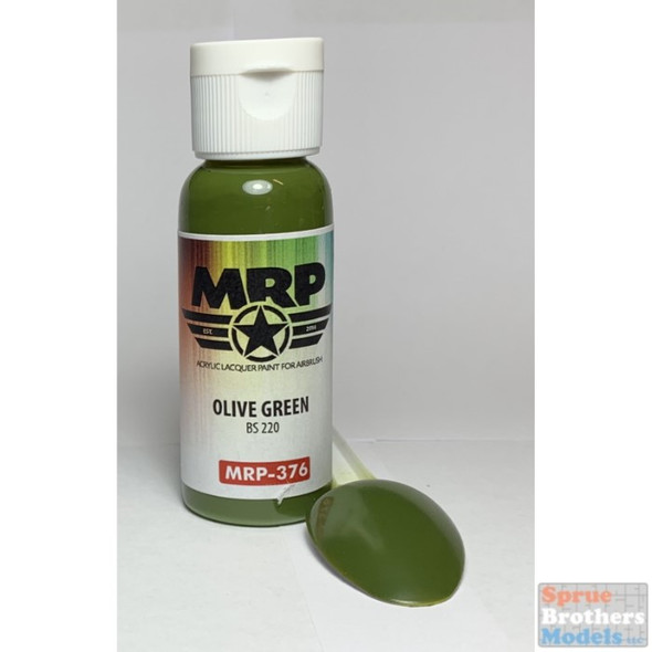 MRP376 MRP/Mr Paint - Olive Green BS220 30ml (for Airbrush only)