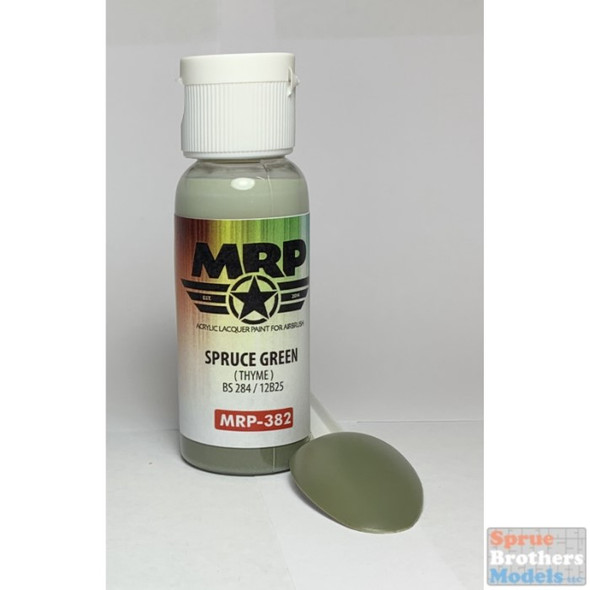 MRP382 MRP/Mr Paint - Spruce Green - Thyme BS284 30ml (for Airbrush only)