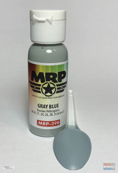 MRP398 MRP/Mr Paint - Gray Blue [Russian Helicopters Mi-8,17,24,26,28,35 & Ka-52] 30ml (for Airbrush only)