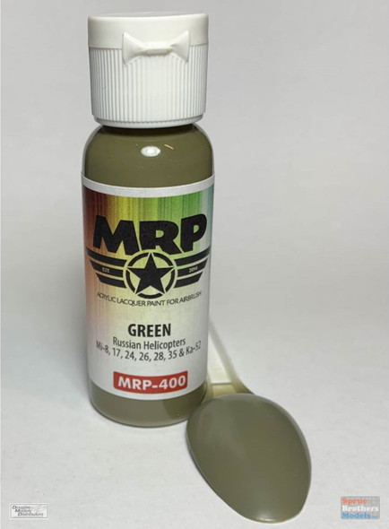 MRP400 MRP/Mr Paint - Green [Russian Helicopters Mi-8,17,24,26,28,35 & Ka-52] 30ml (for Airbrush only)