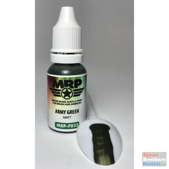 MRPF033F MRP Aqua Figure Paint Line - Army Green 17ml