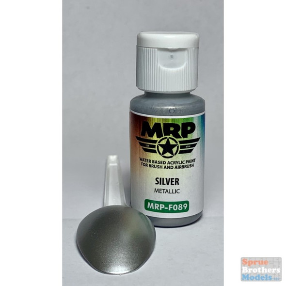 MRPF089F MRP Aqua Figure Paint Line - Silver - Metallic 17ml