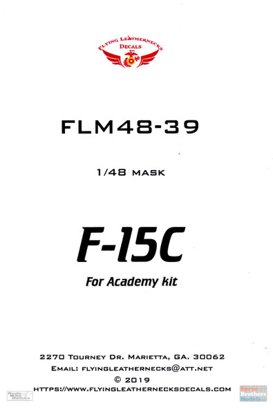 ORDFLM48039 1:48 Flying Leathernecks F-15C Eagle Mask Set (ACA kit)