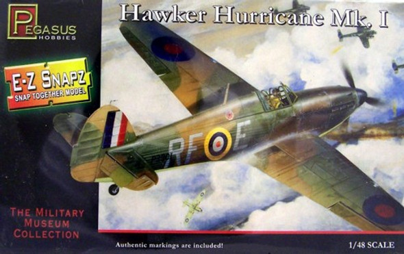 PEG8411 1:48 Pegasus EZ Snap Hurricane Mk I #8411