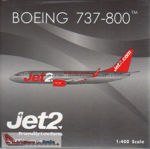 PHX04260 1:400 Phoenix Model Jet2 Boeing 737-800(W) Reg #G-JZBM (pre-painted/pre-built)