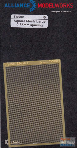 AMWTW009 Alliance Modelworks Square Mesh Large (0.85mm Spacing)