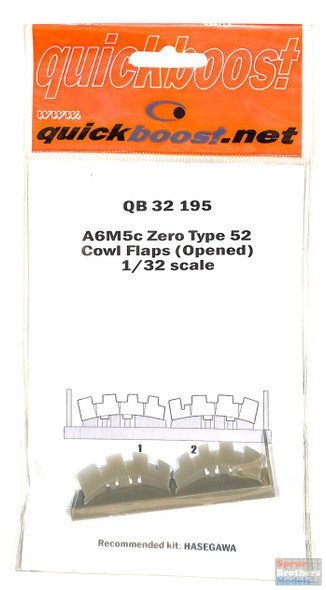 QBT32195 1:32 Quickboost A6M5c Zero Type 52 Cowl Flaps - Opened (HAS kit)