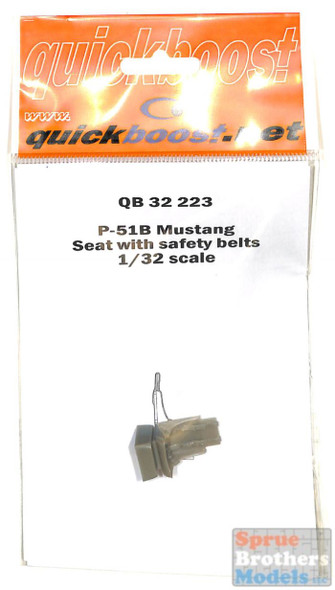 QBT32223 1:32 Quickboost P-51B Mustang Seat with Safety Belts