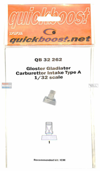 QBT32262 1:32 Quickboost Gloster Gladiator Carburetor Intake Type A (ICM kit)