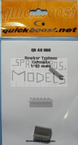 QBT48068 1:48 Quickboost Hawker Typhoon Exhausts (HAS kit) #48068