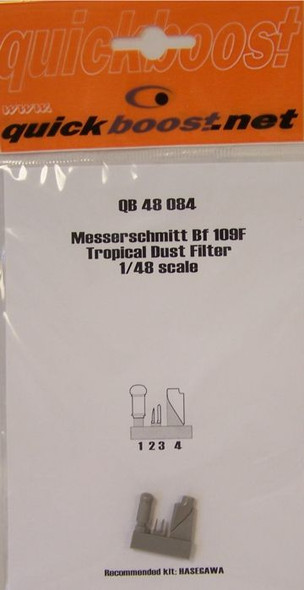 QBT48084 1:48 Quickboost Messerschmitt Bf109F Tropical Dust Filter (HAS kit) #48084