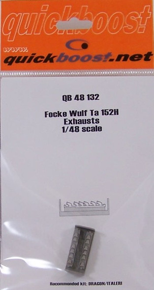 QBT48132 1:48 Quickboost Focke Wulf Ta152H Exhausts (DRA/ITA kit) #48132
