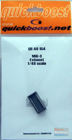 QBT48154 1:48 Quickboost MiG-3 Exhaust (TRP kit)  #48154