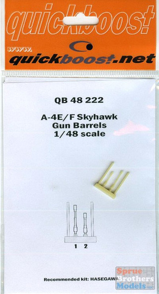 QBT48222 1:48 Quickboost A-4E/F Skyhawk Gun Barrels (HAS kit)  #48222