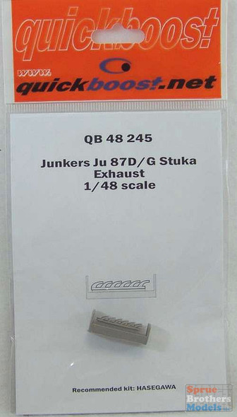 QBT48245 1:48 Quickboost Ju 87D Ju 87G Stuka Exhaust (HAS kit) #48245