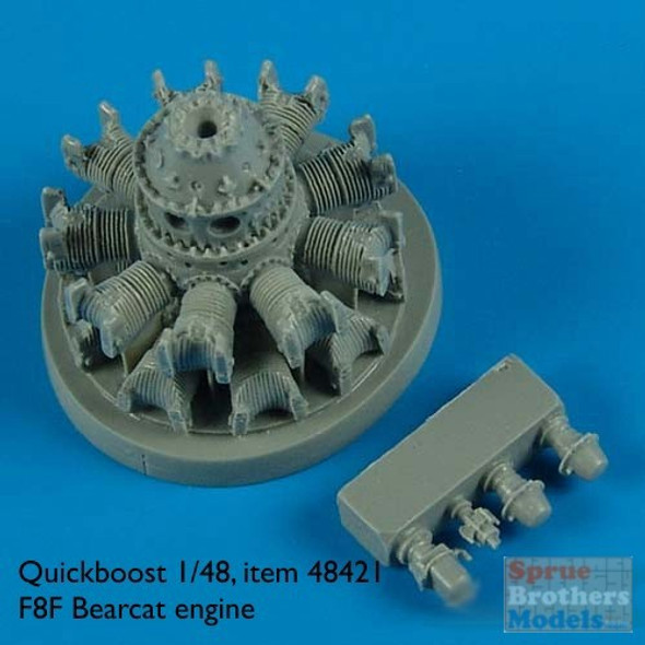 QBT48421 1:48 Quickboost F8F Bearcat Engine (HBS kit) #48421