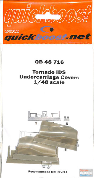 QBT48716 1:48 Quickboost Tornado IDS Undercarriage Covers (REV kit)