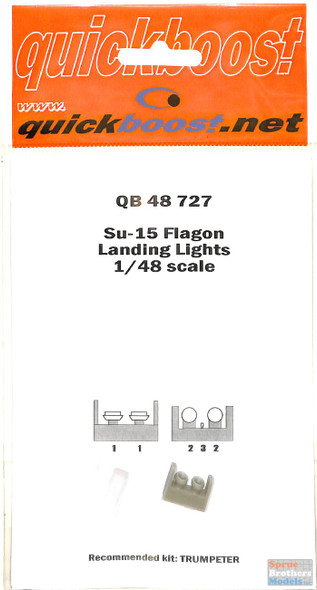 QBT48727 1:48 Quickboost Su-15 Flagon Landing Lights (TRP kit)