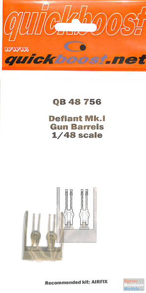 QBT48756 1:48 Quickboost Defiant Mk.I Gun Barrels (AFX kit)