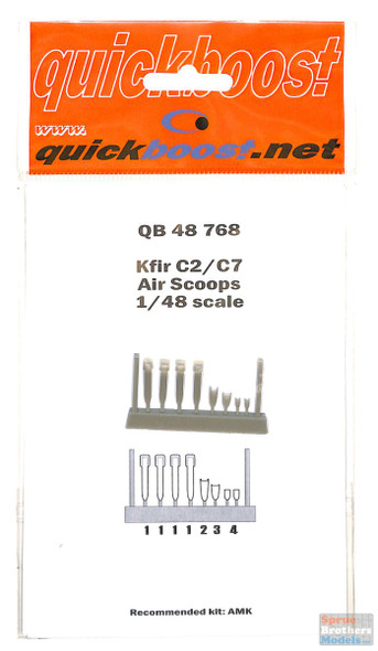 QBT48768 1:48 Quickboost Kfir C2/C7 Air Scoops (AMK kit)