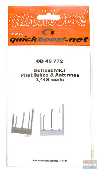 QBT48772 1:48 Quickboost Defiant Mk.I Pitot Tubes & Antennas (AFX kit)