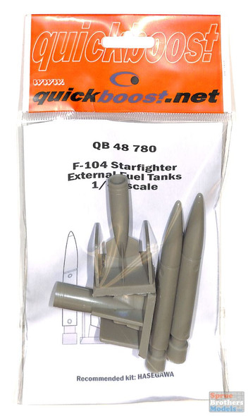 QBT48780 1:48 Quickboost F-104 Starfighter External Fuel Tanks (HAS kit)