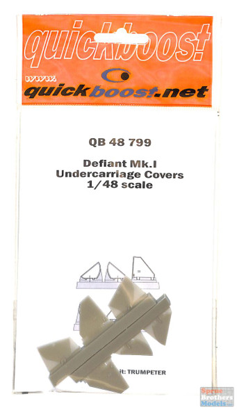 QBT48799 1:48 Quickboost Defiant Mk.I Undercarriage Covers (TRP kit)