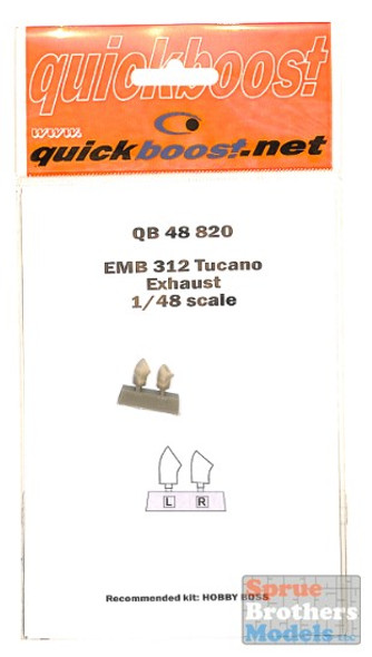 QBT48820 1:48 Quickboost EMB 312 Tucano Exhaust (HBS kit)