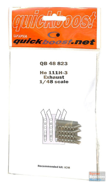 QBT48823 1:48 Quickboost He 111H-3 Exhaust (ICM kit)
