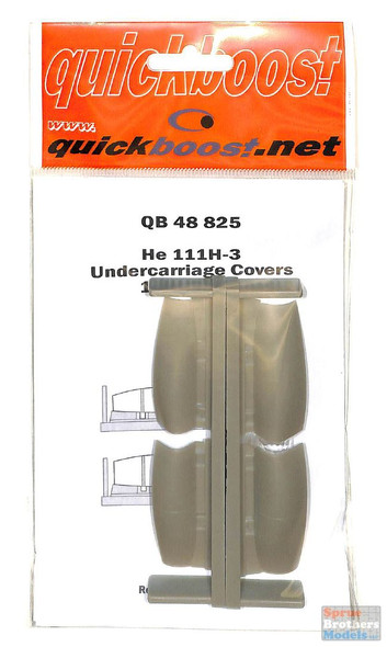 QBT48825 1:48 Quickboost He 111H-3 Undercarriage Covers (ICM kit)
