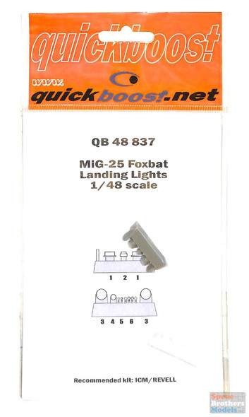 QBT48837 1:48 Quickboost MiG-25 Foxbat Landing Lights (ICM/REV kit)