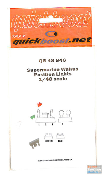 QBT48846 1:48 Quickboost Supermarine Walrus Position Lights (AFX kit)