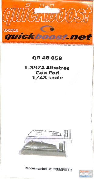 QBT48858 1:48 Quickboost L-39ZA Albatros Gun Pod (TRP kit)