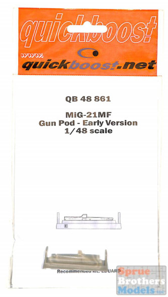 QBT48861 1:48 Quickboost MiG-21MF Gun Pod Early Version (EDU kit)