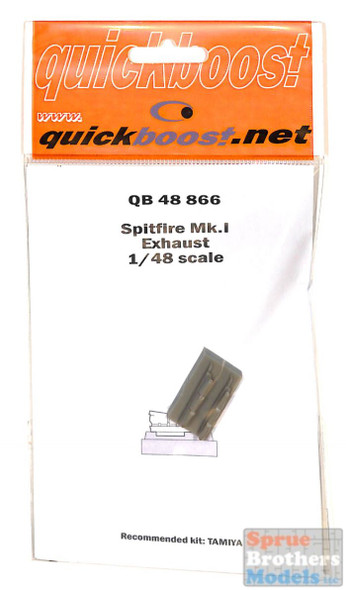QBT48866 1:48 Quickboost Spitfire Mk.I Exhaust (TAM kit)