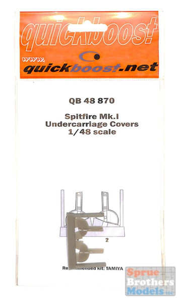 QBT48870 1:48 Quickboost Spitfire Mk.I Undercarriage Covers (TAM kit)