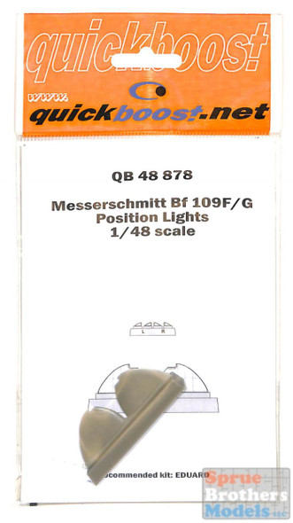 QBT48878 1:48 Quickboost Bf109F Bf109G Position Lights (EDU kit)
