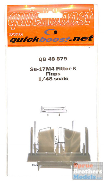 QBT48879 1:48 Quickboost Su-17M4 Fitter-K Flaps (HBS kit)