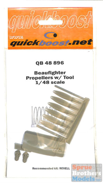 QBT48896 1:48 Quickboost Beaufighter Propellers with Tool (REV kit)